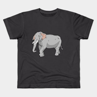 Elephant Grey Kids T-Shirt